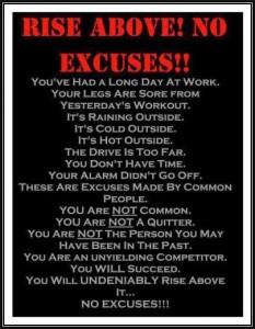 No Excuses